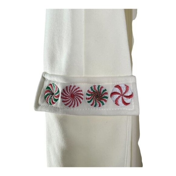 Lucky You "In My Christmas Era" Off-White Holiday Sweatsuit – Girls Size L (12), - Picture 3 of 6